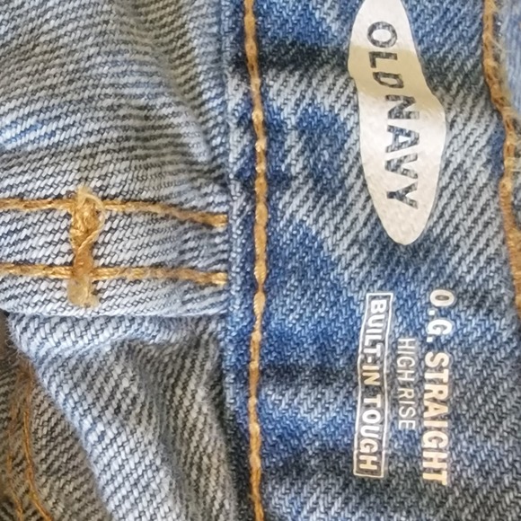 Old Navy Jeans Girls Button Fly Adjustable Waist High Rise - Picture 5 of 5
